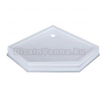 Поддон душевой Migliore Diadema 24586, белый/хром