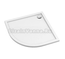 Душевой поддон Omnires Merton 90 x 90 см, MERTON90/OBP, четверть круга, белый