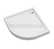 Душевой поддон Omnires Camden 80 x 80 см, CAMDEN80/OBP, четверть круга, белый