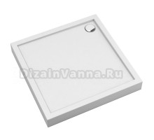 Душевой поддон Omnires Camden 90 x 90 см, CAMDEN90/KBP, квадратный, белый
