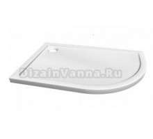 Душевой поддон Relisan Asymmetric 100 x 80 см, из искусственного камня