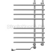 Полотенцесушитель электрический EWRIKA Медея LT 80х55 R, хром