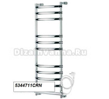 Полотенцесушитель электрический Margaroli 534-11 5344711CRN 36 x 101.6 см - хром