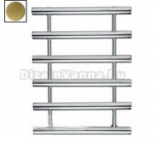 Полотенцесушитель водяной Margaroli Orizzonti 1-442/6, 14424006OB, старая бронза