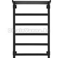 Полотенцесушитель водяной Secado Корсико 1 СП 80x50, черный матовый