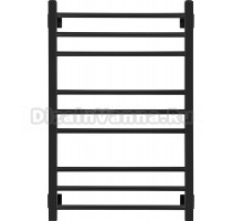 Полотенцесушитель водяной Secado Модена 80x50, черный матовый