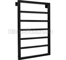 Полотенцесушитель водяной Secado Парма 80x50, черный матовый