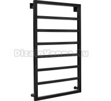 Полотенцесушитель водяной Secado Парма 100x50, черный матовый