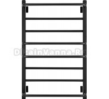 Полотенцесушитель водяной Secado Модена 2 80x50, черный матовый