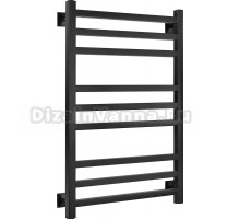 Полотенцесушитель электрический Secado Корато 3 80х50, черный матовый, L