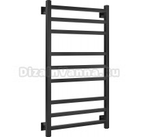 Полотенцесушитель электрический Secado Корато 3 100х50, черный матовый, L