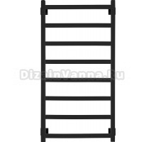 Полотенцесушитель электрический Secado Корато 1 100х50, черный матовый, L