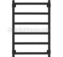 Полотенцесушитель электрический Secado Корсико 1 80х50, черный матовый, L