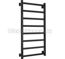 Полотенцесушитель электрический Secado Корсико 100х50, черный матовый, L