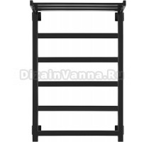 Полотенцесушитель электрический Secado Корсико 1 СП 80х50, черный матовый, R