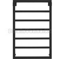 Полотенцесушитель электрический Secado Парма 80х50, черный матовый, L