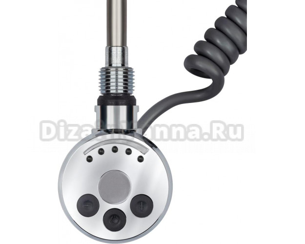 Полотенцесушитель электрический Secado Турин 1 100х50, хром, L dizainvanna.ru