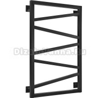 Полотенцесушитель электрический Secado Мирано 80х50, черный матовый, L