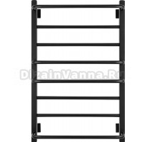 Полотенцесушитель электрический Secado Модена 2 80х50, черный матовый, R