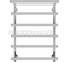 Полотенцесушитель электрический Secado Турин 6 80х50, хром, L