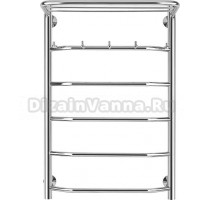 Полотенцесушитель электрический Secado Агата 1 КСП 80х50, хром, L