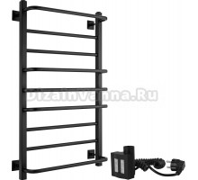 Полотенцесушитель электрический Secado Модена 2 100х50, ТЭН КТХ 4, черный матовый, R