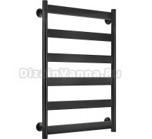 Полотенцесушитель электрический Secado Комано 2 80х50, черный матовый, R