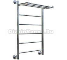 Полотенцесушитель водяной Тругор Аспект НП 1 П ЛЦ6 80x50, с полкой