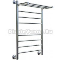 Полотенцесушитель водяной Тругор Аспект НП 2 П ЛЦ6 80x50, с полкой