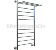 Полотенцесушитель водяной Тругор Аспект НП 2 П ЛЦ6 100x50, с полкой
