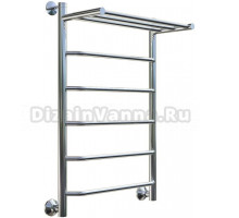 Полотенцесушитель водяной Тругор Браво НП 1 П ЛЦ4 80x40, с полкой