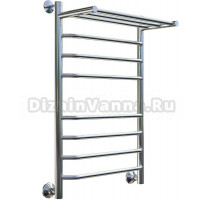 Полотенцесушитель водяной Тругор Браво НП 2 П ЛЦ4 80x40, с полкой