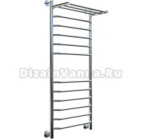 Полотенцесушитель водяной Тругор Браво НП 2 П ЛЦ4 120x40, с полкой