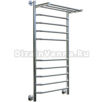 Полотенцесушитель водяной Тругор Браво НП 2 П ЛЦ4 100x50, с полкой