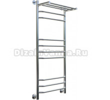 Полотенцесушитель водяной Тругор Браво НП 3 П ЛЦ4 120x60, с полкой