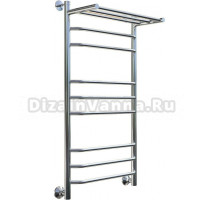 Полотенцесушитель водяной Тругор Браво НП 3 П ЛЦ4 100x40, с полкой