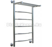 Полотенцесушитель водяной Тругор Лотос НП 1 П ЛЦ28 80x50, с полкой