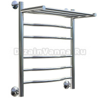 Полотенцесушитель водяной Тругор Лотос НП 2 П ЛЦ28 60x50, с полкой