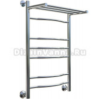 Полотенцесушитель водяной Тругор Лотос НП 3 П ЛЦ28 80x50, с полкой