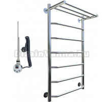 Полотенцесушитель электрический Тругор Браво эл ТЭН 1 ЛЦ4 100x60, с полкой