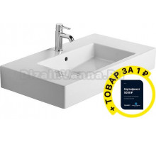 Раковина Duravit Vero 0329850000 85 см + сертификат Duravit на установку сантехники