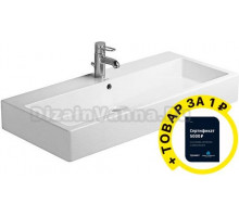 Раковина Duravit Vero 0454100000 100 см + сертификат Duravit на установку сантехники