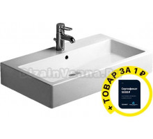 Раковина Duravit Vero 0454800000 80 см + сертификат Duravit на установку сантехники