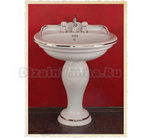 Раковина-тюльпан Migliore Milady ML.MLD-25.742D.D2.PL декор Platino