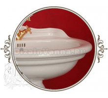 Раковина-тюльпан Migliore Milady ML.MLD-25.742D.D3 декор Vintage.BRonzo