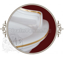Раковина-тюльпан Migliore Milady ML.MLD-25.742D.BI белая керамика