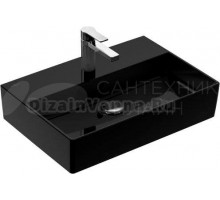 Раковина Villeroy & Boch Memento 4A226GS0 glossy black, ceramicplus, с переливом