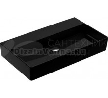 Раковина Villeroy & Boch Memento 4A228FS0 glossy black, ceramicplus, без перелива