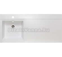 Мебельная раковина Runo Solo Grande Gamma 105 R, белая