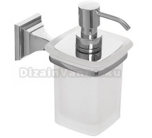 Дозатор для мыла Cameya H1521 настенный (хром, стекло матовое)